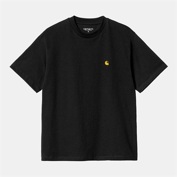 Carhartt WIP T-shirt Chase W black/Gold